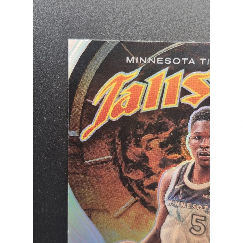 2024 Panini Prizm Black Anthony Edwards #11 Talismen Silver Prizm Timberwolves